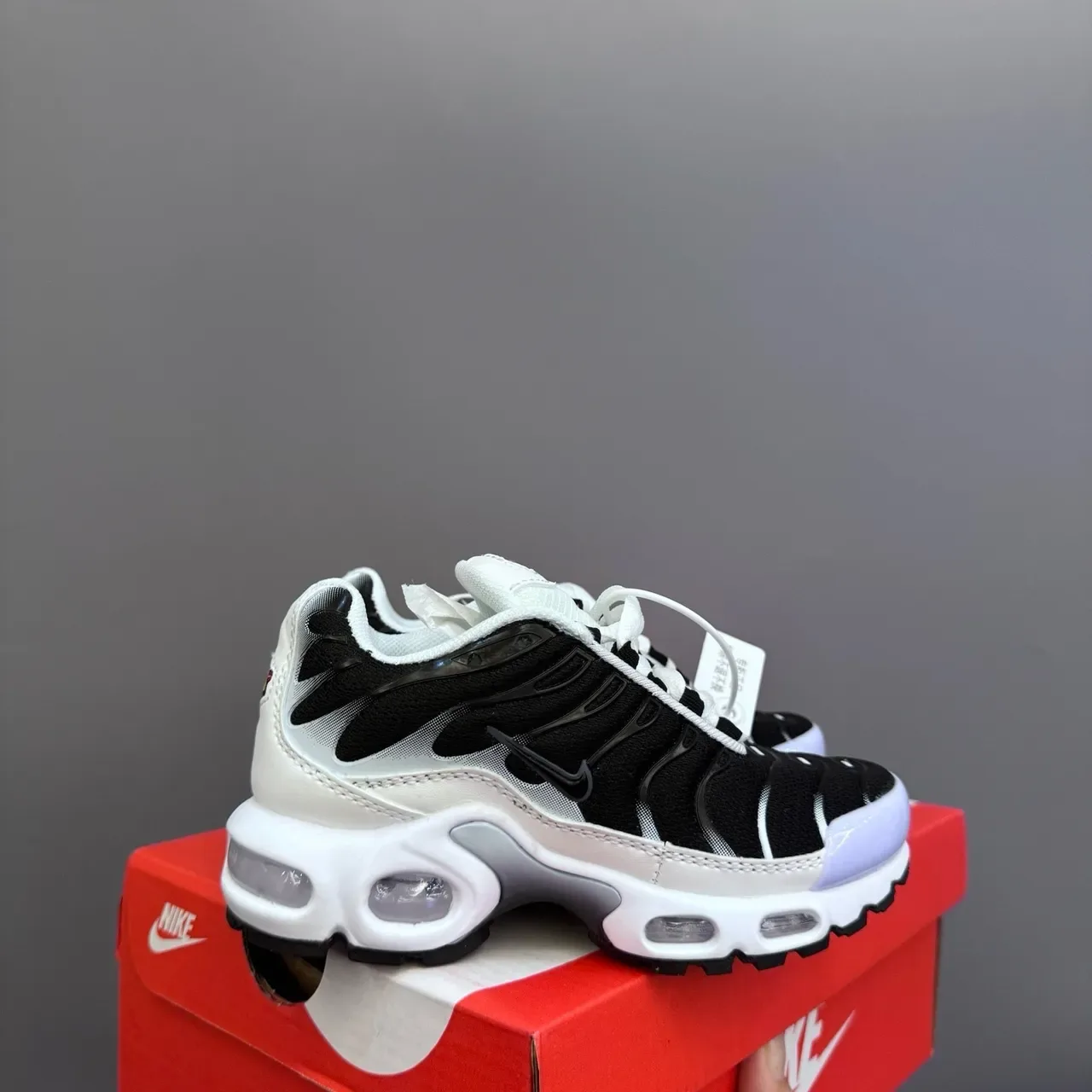 Nike Air Max Plus Black White Red Lifestyle Sneakers 13