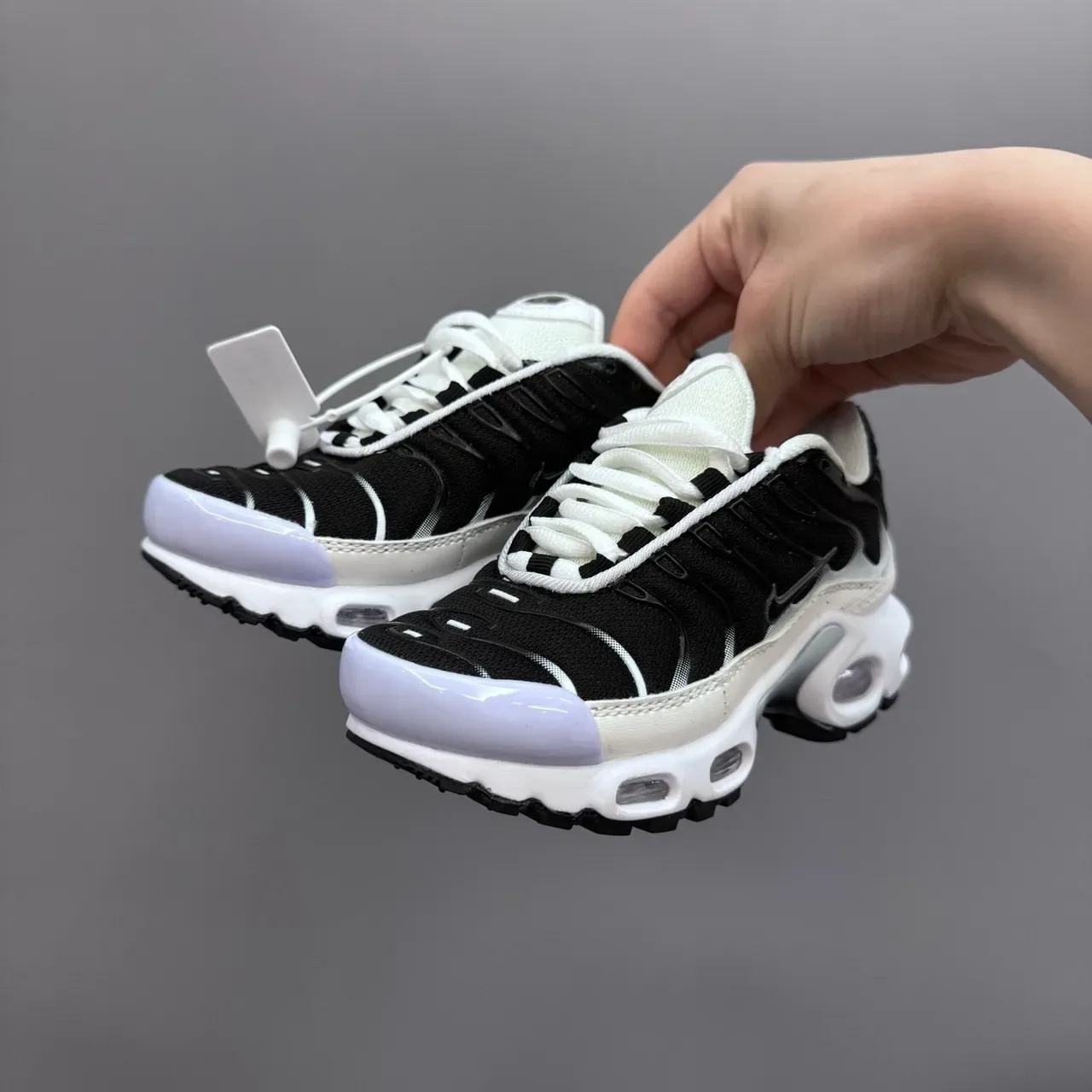Nike Air Max Plus Black White Red Lifestyle Sneakers 15