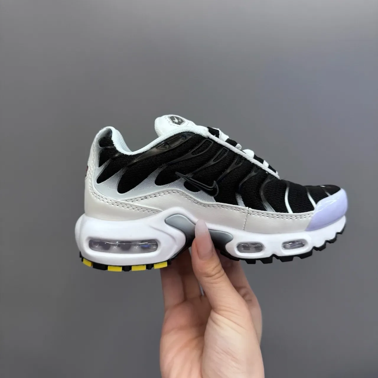 Nike Air Max Plus Black White Red Lifestyle Sneakers 16