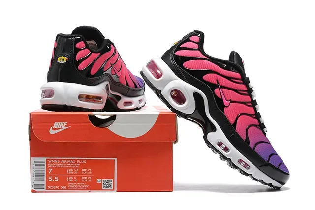 Nike Air Max Plus Gradient Purple Pink Lifestyle Sneakers 6