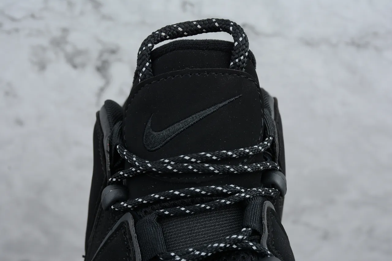 Nike Air More Uptempo Black Basketball Shoes 3