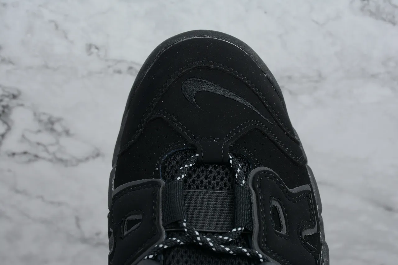 Nike Air More Uptempo Black Basketball Shoes 4