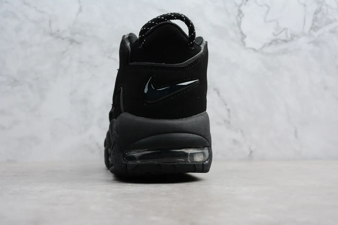 Nike Air More Uptempo Black Basketball Shoes 5