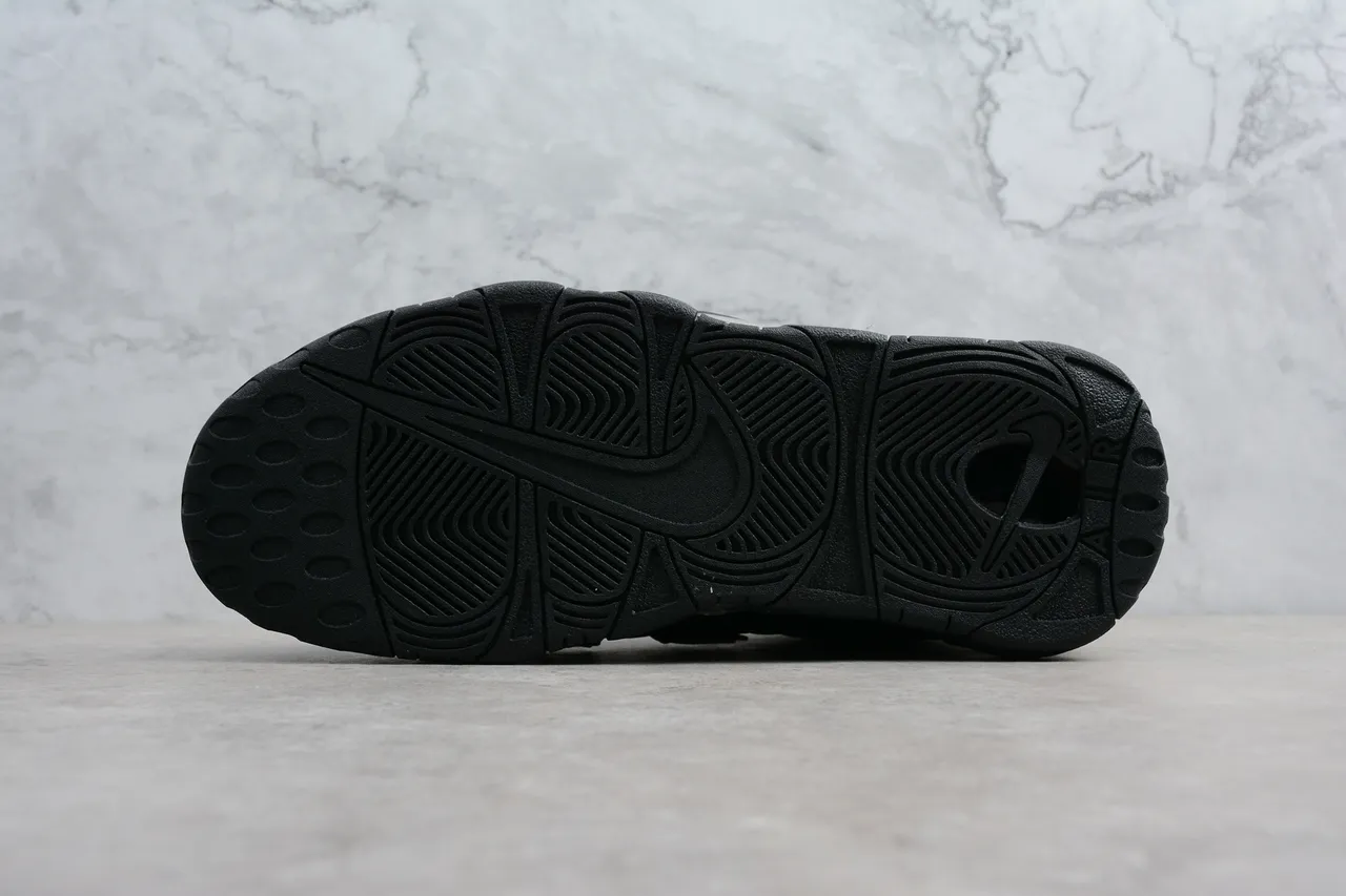 Nike Air More Uptempo Black Basketball Shoes 6