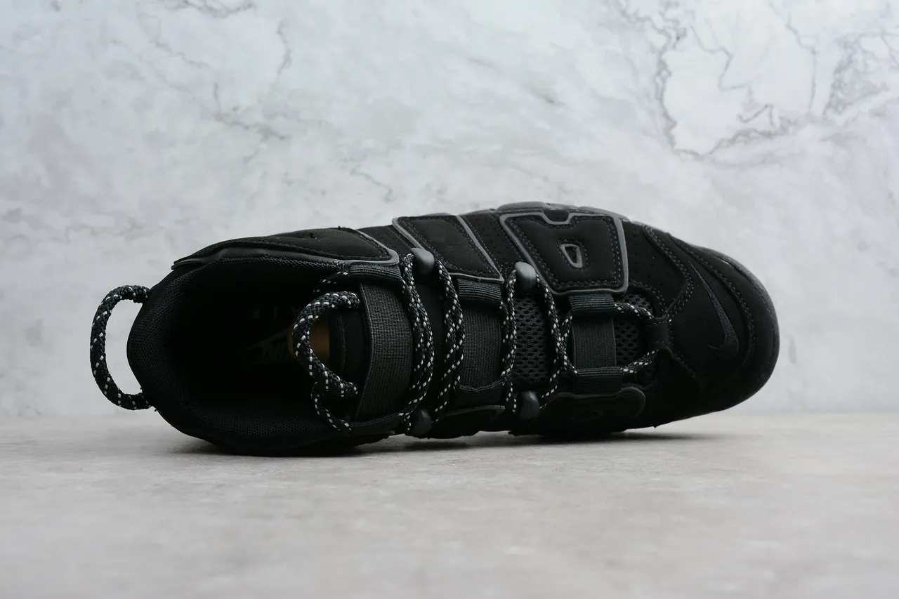 Nike Air More Uptempo Black Basketball Shoes 7