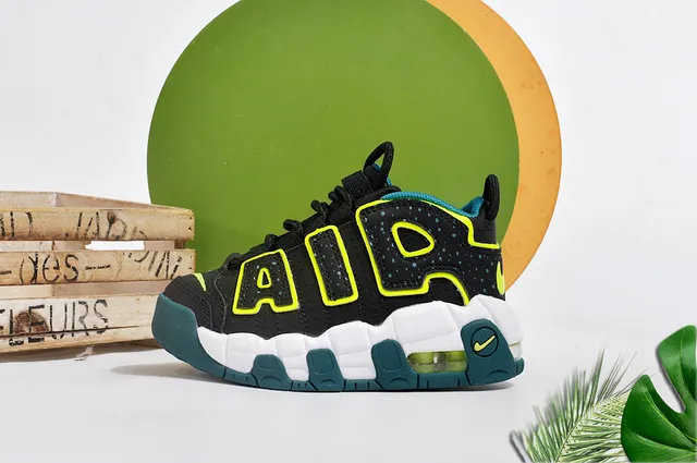 Nike Air More Uptempo Gray White Chunky Sneakers 13