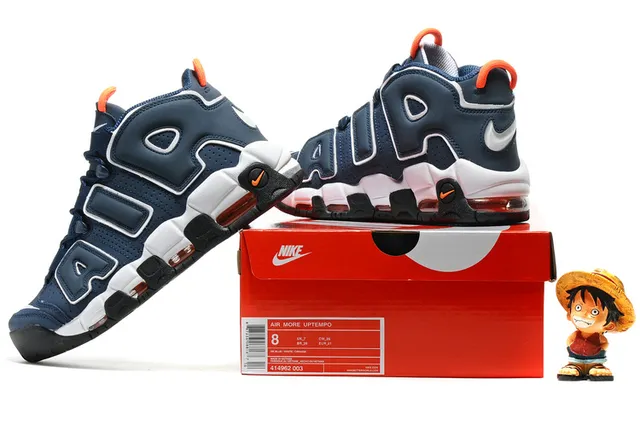 حذاء كرة السلة Nike Air More Uptempo White Gum جيلي 2