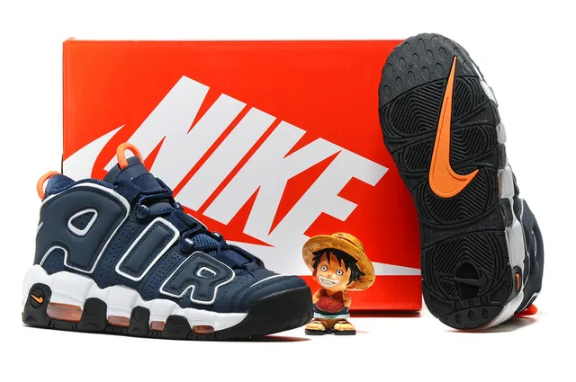 حذاء كرة السلة Nike Air More Uptempo White Gum جيلي 3
