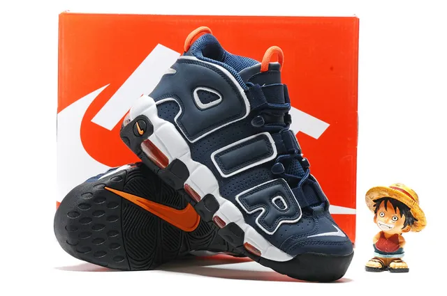 حذاء كرة السلة Nike Air More Uptempo White Gum جيلي 5