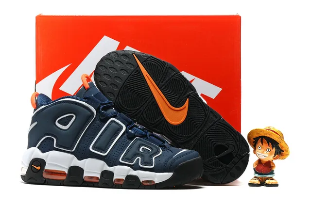 حذاء كرة السلة Nike Air More Uptempo White Gum جيلي 6