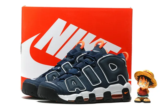 حذاء كرة السلة Nike Air More Uptempo White Gum جيلي 7
