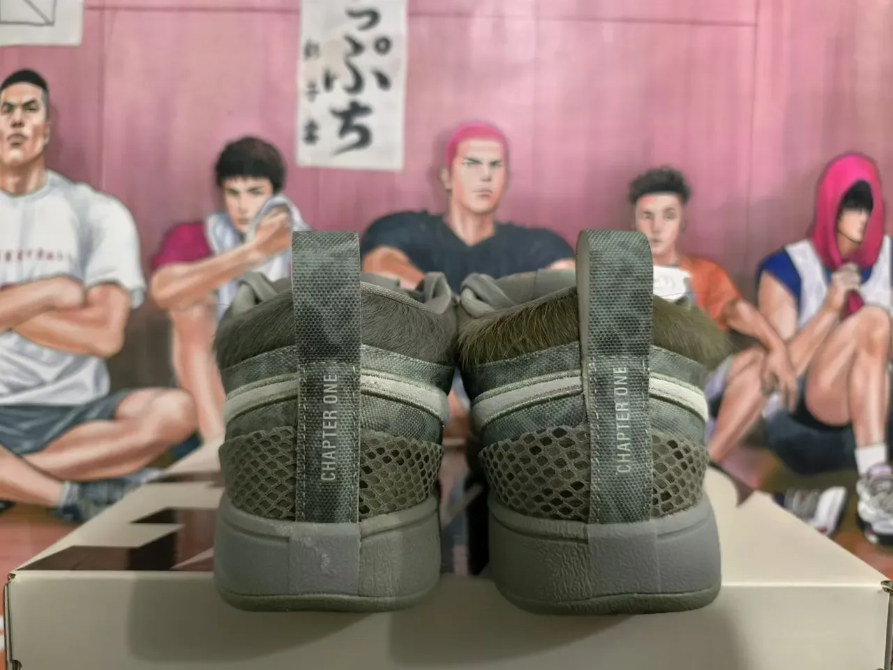 Nike Air Mowabb Olive Green Mesh and Textured Overlay Lifestyle Sneakers 3
