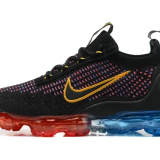 Nike Air VaporMax Flyknit Multicolor Speckle Black Gold Lifestyle Sneakers