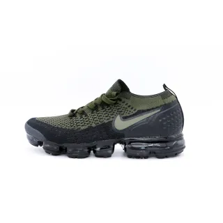 Nike Air VaporMax Flyknit Olive Green and Black Lifestyle Sneakers
