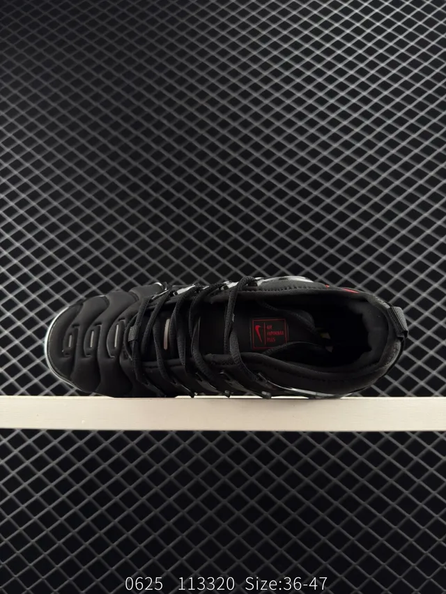 Nike Air VaporMax Plus Black Red Chunky Sneakers 5