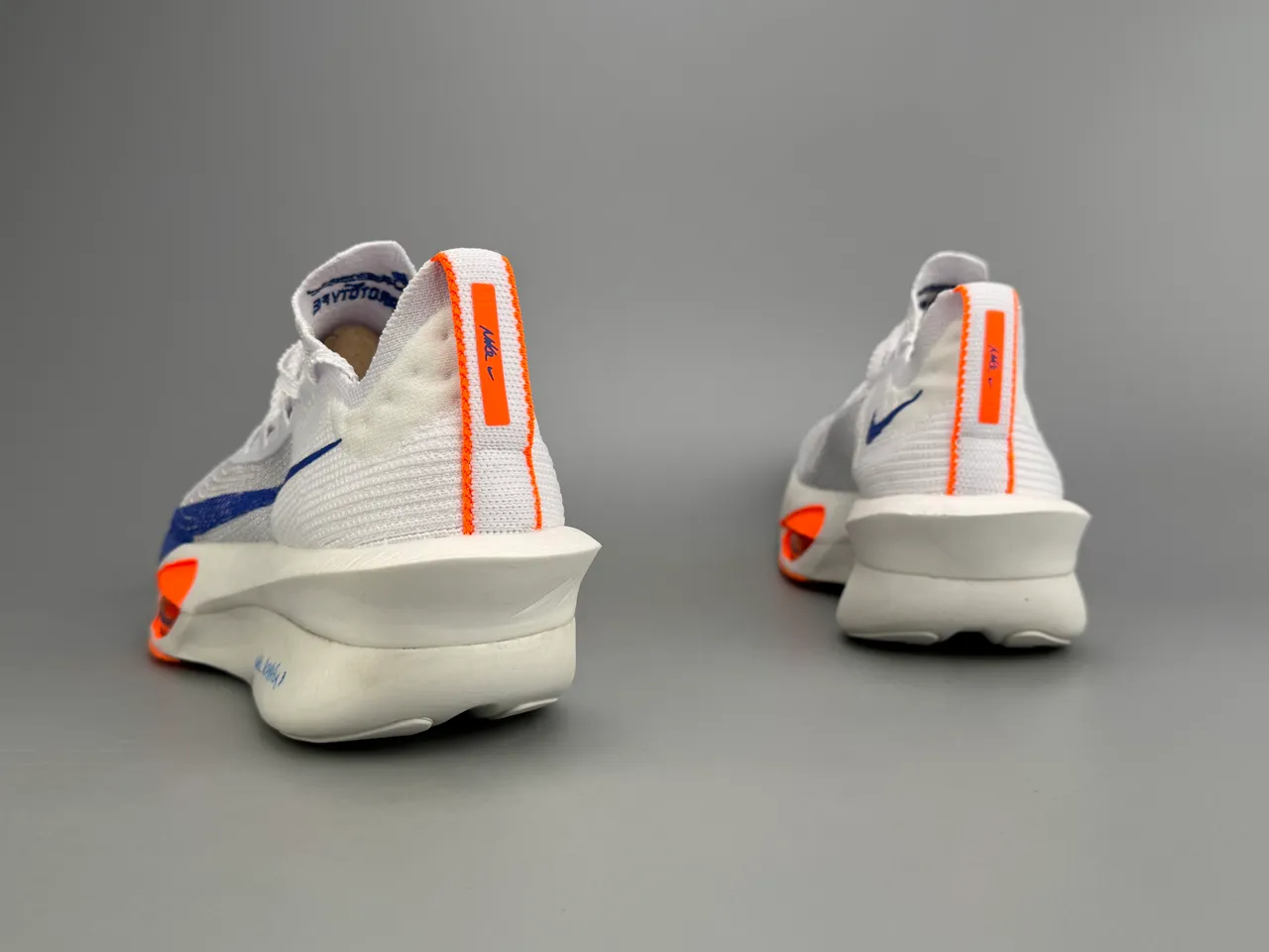 Nike Air Zoom Alphafly 3 White Blue Orange Running Shoes 4