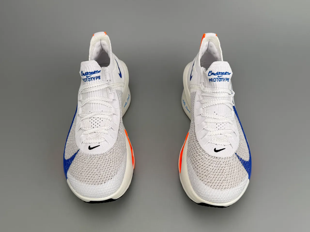 Nike Air Zoom Alphafly 3 White Blue Orange Running Shoes 7