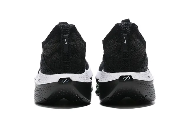 Nike Air Zoom Alphafly Black White Neon Green Running Shoes 3