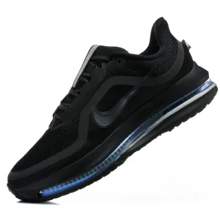Nike Air Zoom Pegasus Black Blue Mesh Upper Full-Length Unit Running Shoes