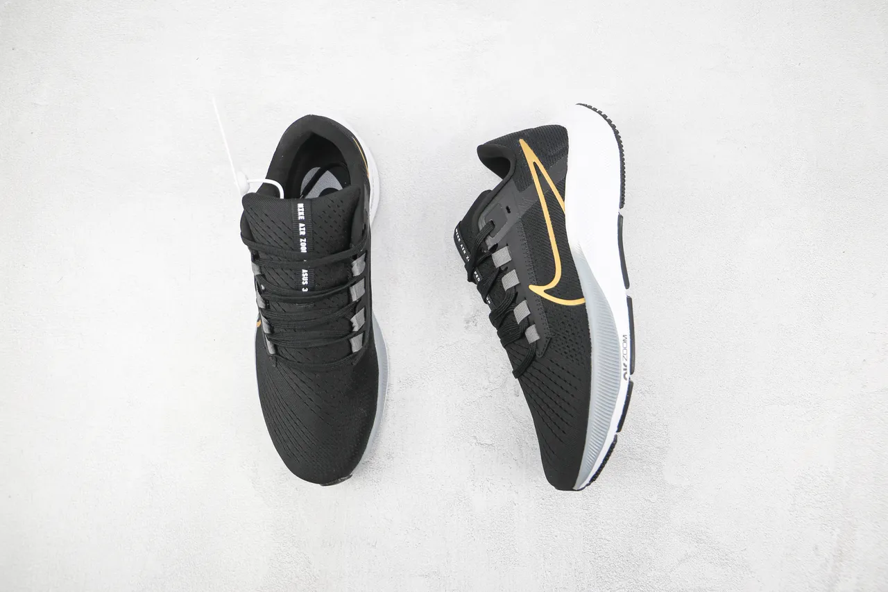 Nike Air Zoom Pegasus Chaussures de course noir or 3