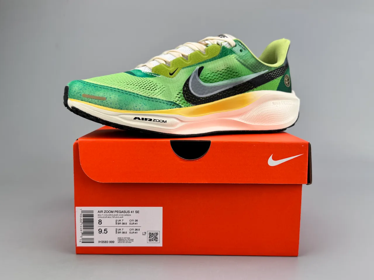 Nike Air Zoom Pegasus Green Gradient Running Shoes 2