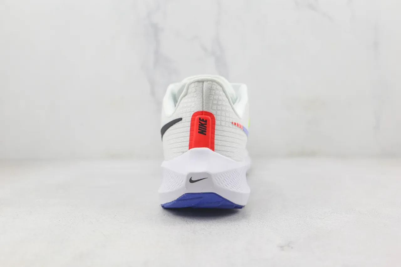 Nike Air Zoom Pegasus White Volt Blue Running Shoes 9