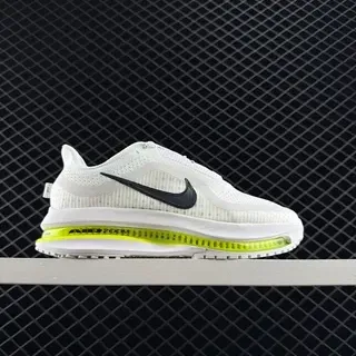 Nike Air Zoom Blanco y Amarillo Tejido de Malla Superior Unidad Visible Zapatillas de Running