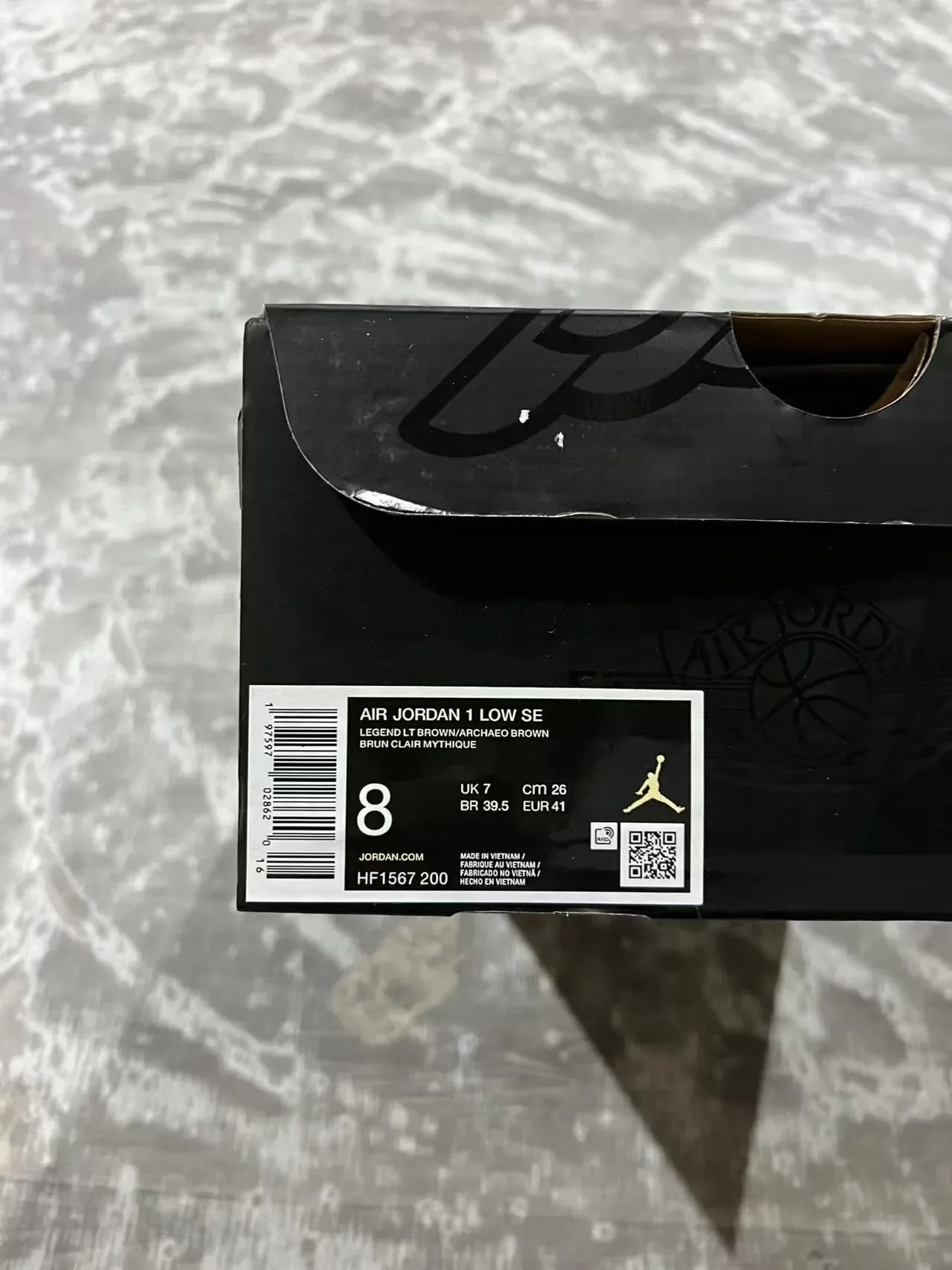 Nike Beige Brown Baskets Lifestyle daim cuir basses 10