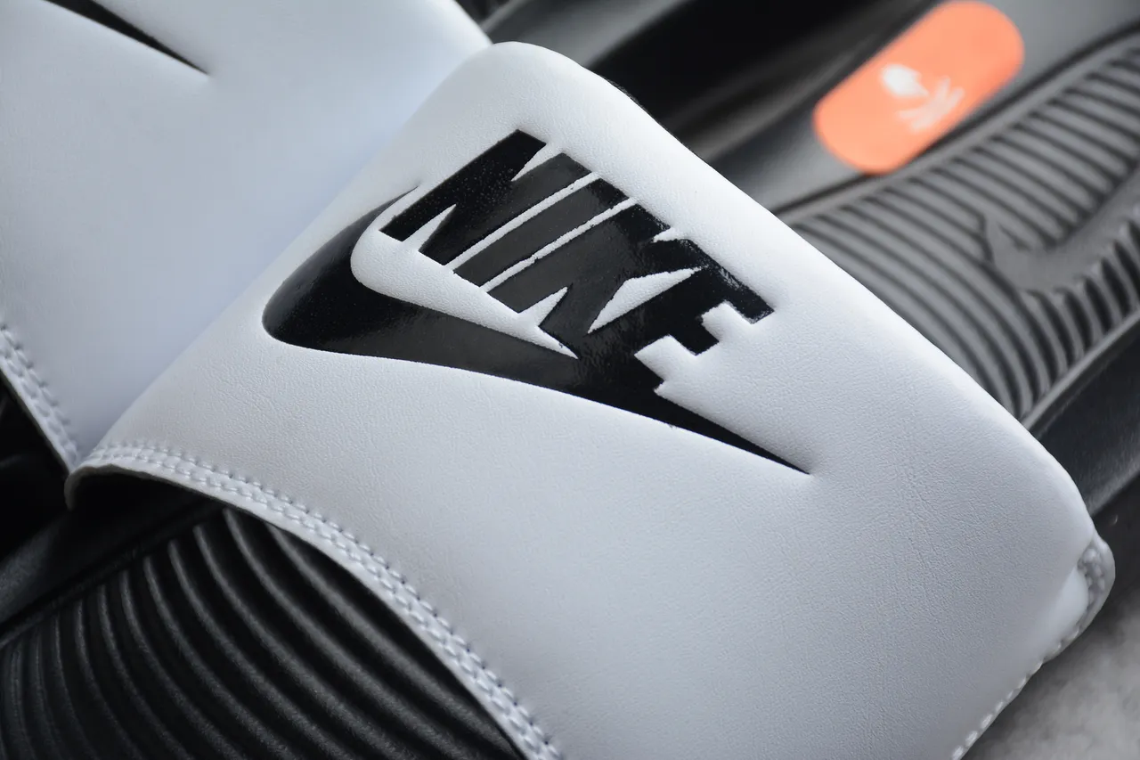 Nike Benassi JDI Gray and Black Slippers 6