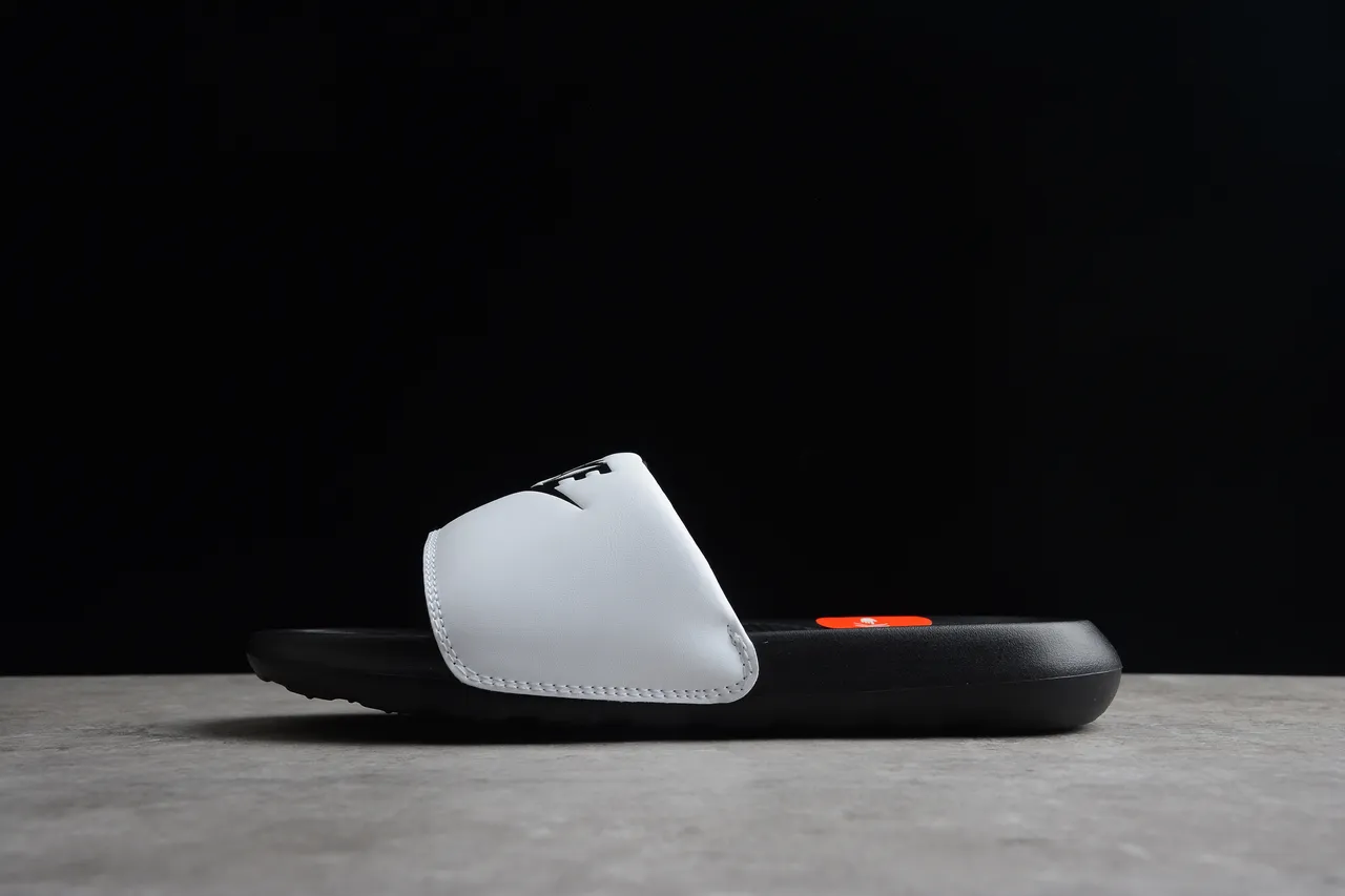 Nike Benassi JDI Gray and Black Slippers 13