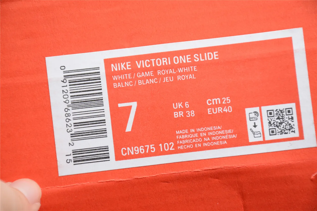 Nike Benassi JDI White Blue Slippers 8
