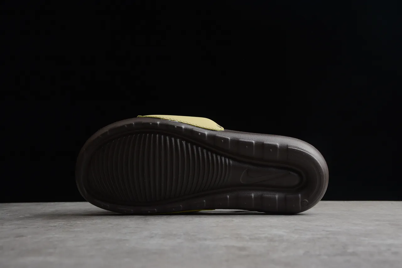 Nike Benassi Olive and Black Slippers 9