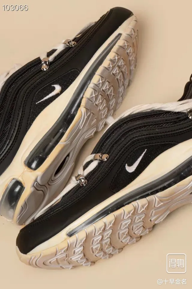 Nike Black Beige Layered Mesh And Synthetic Upper White Swoosh Lifestyle Sneakers 5