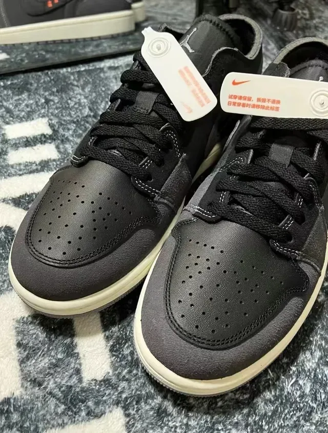 Nike Tênis Lifestyle Preto Cinza Low-Top Colar acolchoado 2