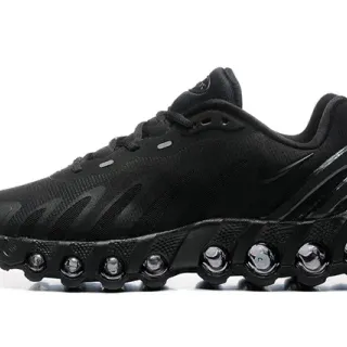 Nike Zapatillas de running negras con malla y sintético superior amortiguación transparente pods