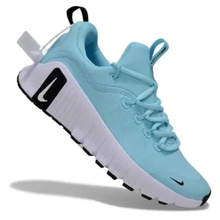 Nike Blue Black Knit Upper Segmented White Midsole Lifestyle Sneakers