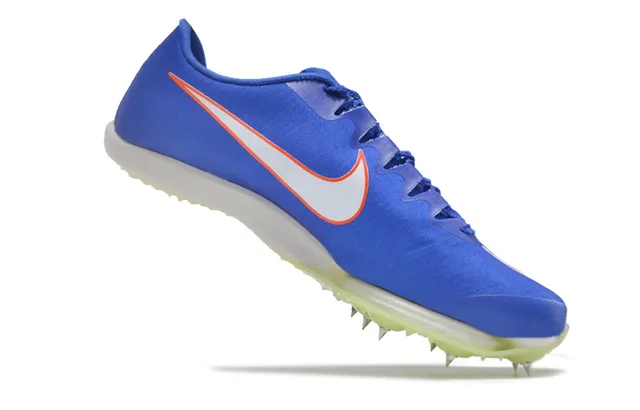 Nike Blue Green Low-Cut Racing Spike Flyweave Engineered Upper Running Shoes 2
