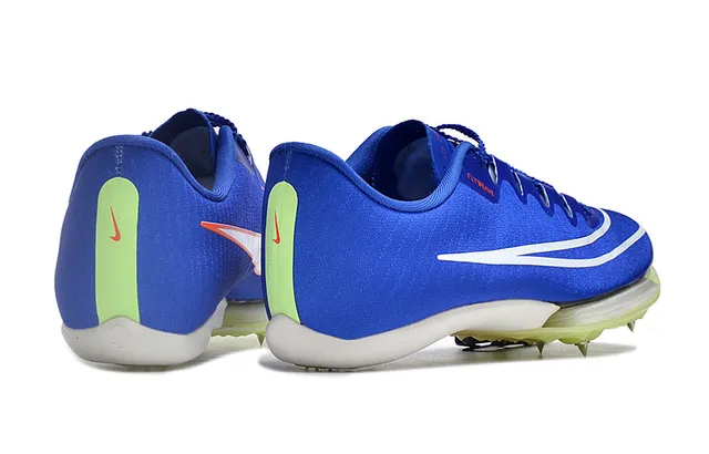 Nike Blue Green Low-Cut Racing Spike Flyweave Engineered Upper Running Shoes 5