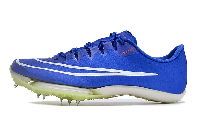 Nike Blue Green Low-Cut Racing Spike Flyweave Engineered Upper Running Shoes 7