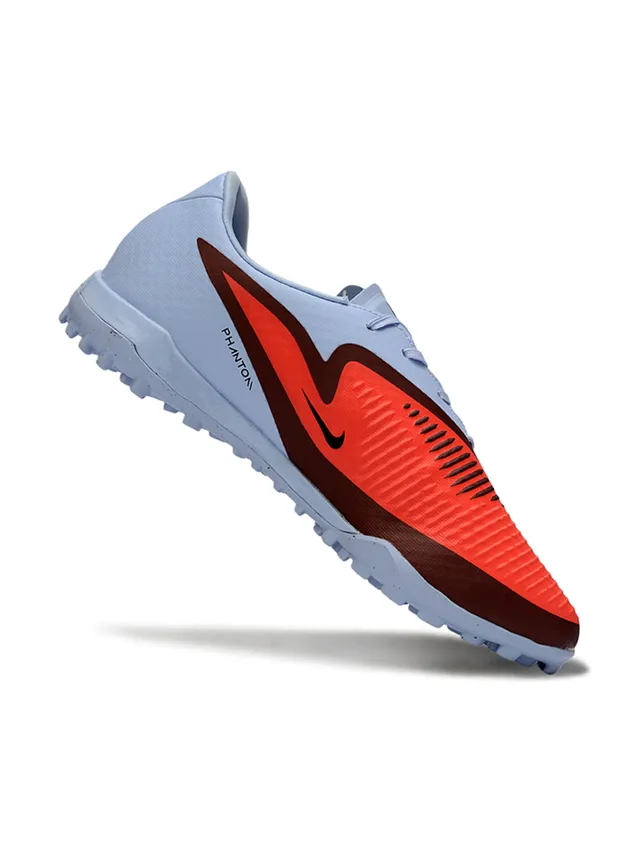 Nike Azul Naranja Zapatos de Fútbol Turf de Bajo Corte con Parte Superior Sintética Superposición Texturizada del Antepié 2