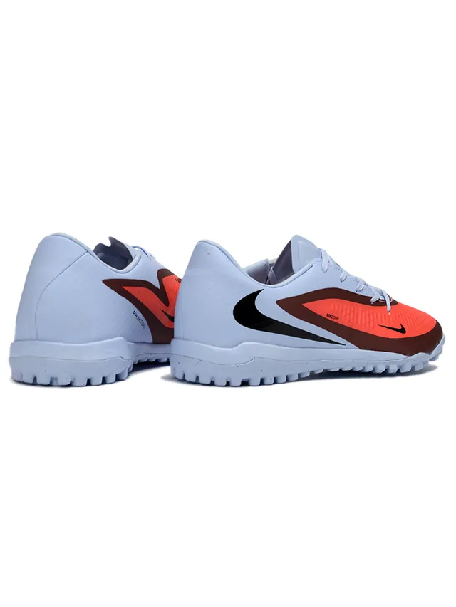 Nike Azul Naranja Zapatos de Fútbol Turf de Bajo Corte con Parte Superior Sintética Superposición Texturizada del Antepié 5