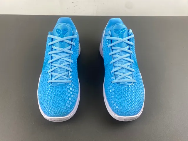 Nike Blue White Honeycomb Mesh Upper Sculpted Zoom Midsole Basketball Shoes 11