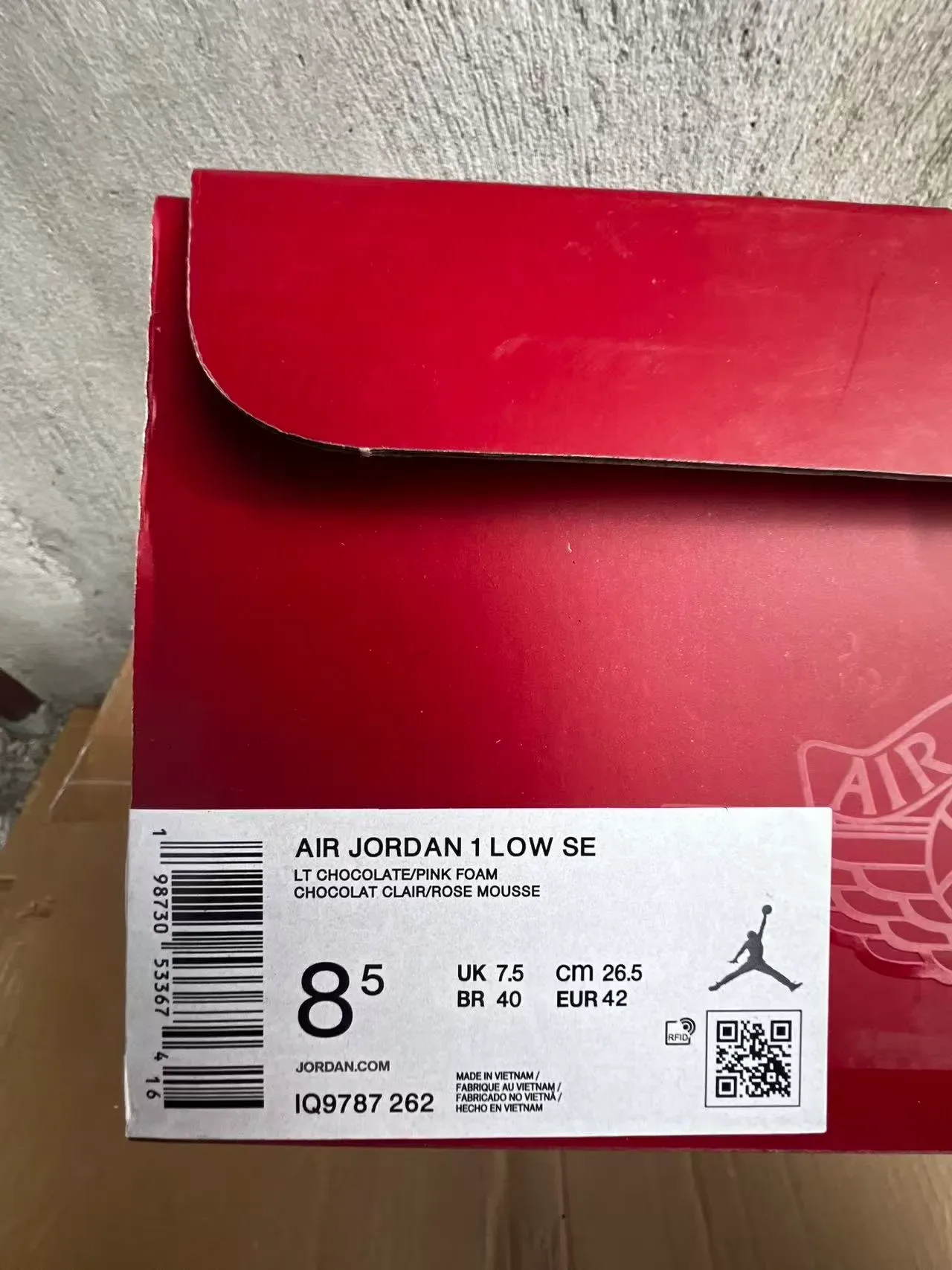 Nike Sneakers Lifestyle Marron Rose Métallique Cuir Supérieur Brillant Swoosh 10