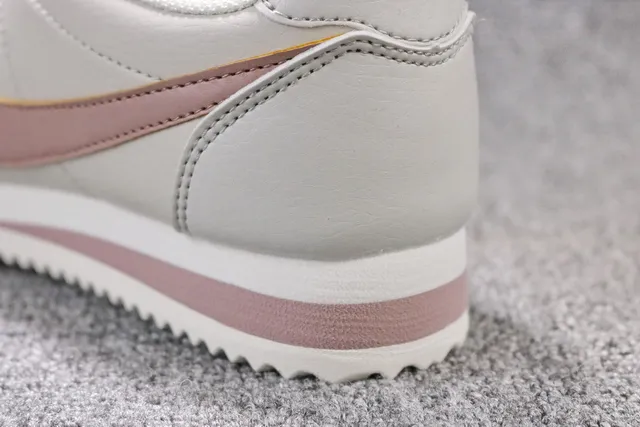 Nike Cortez White and Dusty Rose Lifestyle Sneakers 11