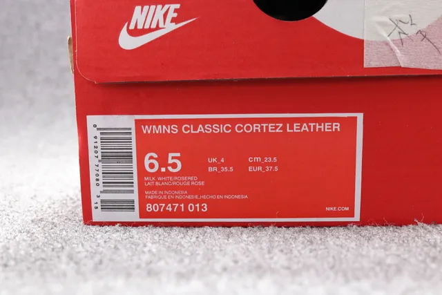 Nike Cortez White and Dusty Rose Lifestyle Sneakers 18