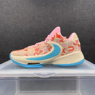 Nike Cosmic Unity Letters गुलाबी नीला बास्केटबॉल जूते