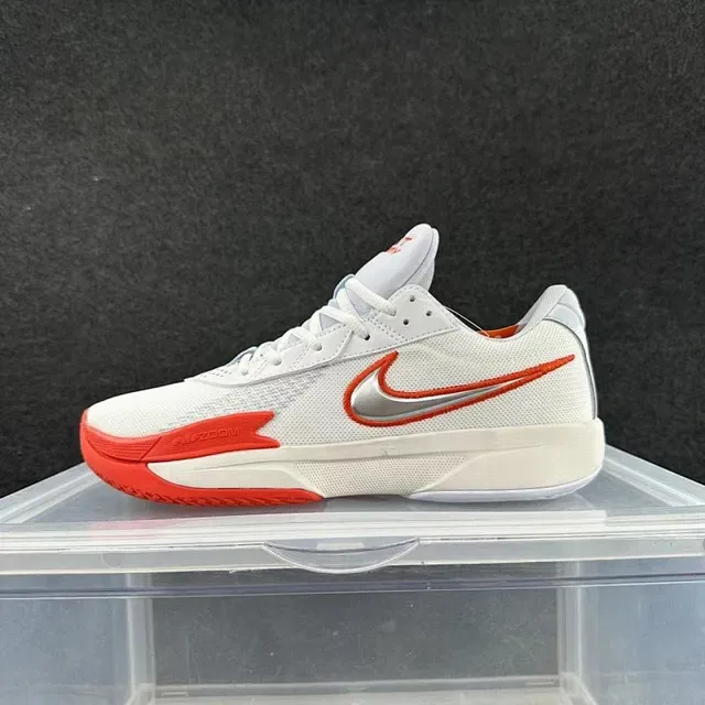 Nike Court Air Zoom Vapor Pro White Red Silver Lifestyle Sneakers 2