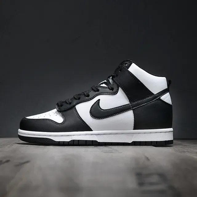Nike Dunk High Black and White Lifestyle Sneakers 7