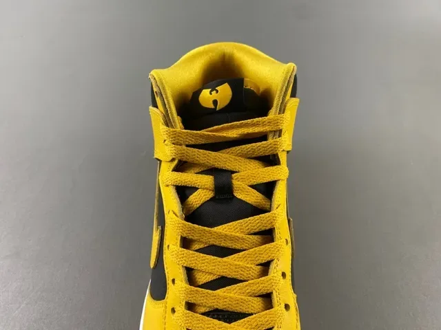 Nike Dunk High Yellow and Black Lifestyle Sneakers 6
