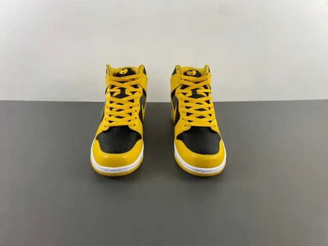 Nike Dunk High Yellow and Black Lifestyle Sneakers 11